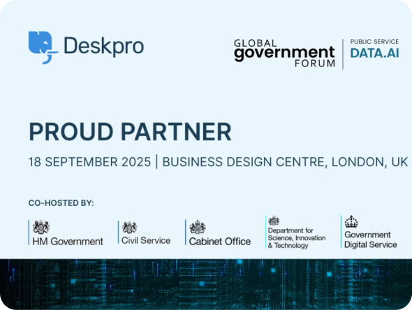 Deskpro at Public Service Data.AI 2025: Insights and Impact