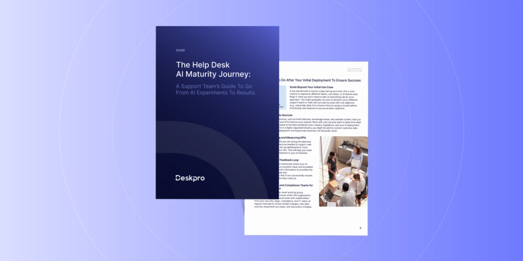How to Advance Your Help Desk AI Maturity