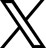 X (Twitter) logo